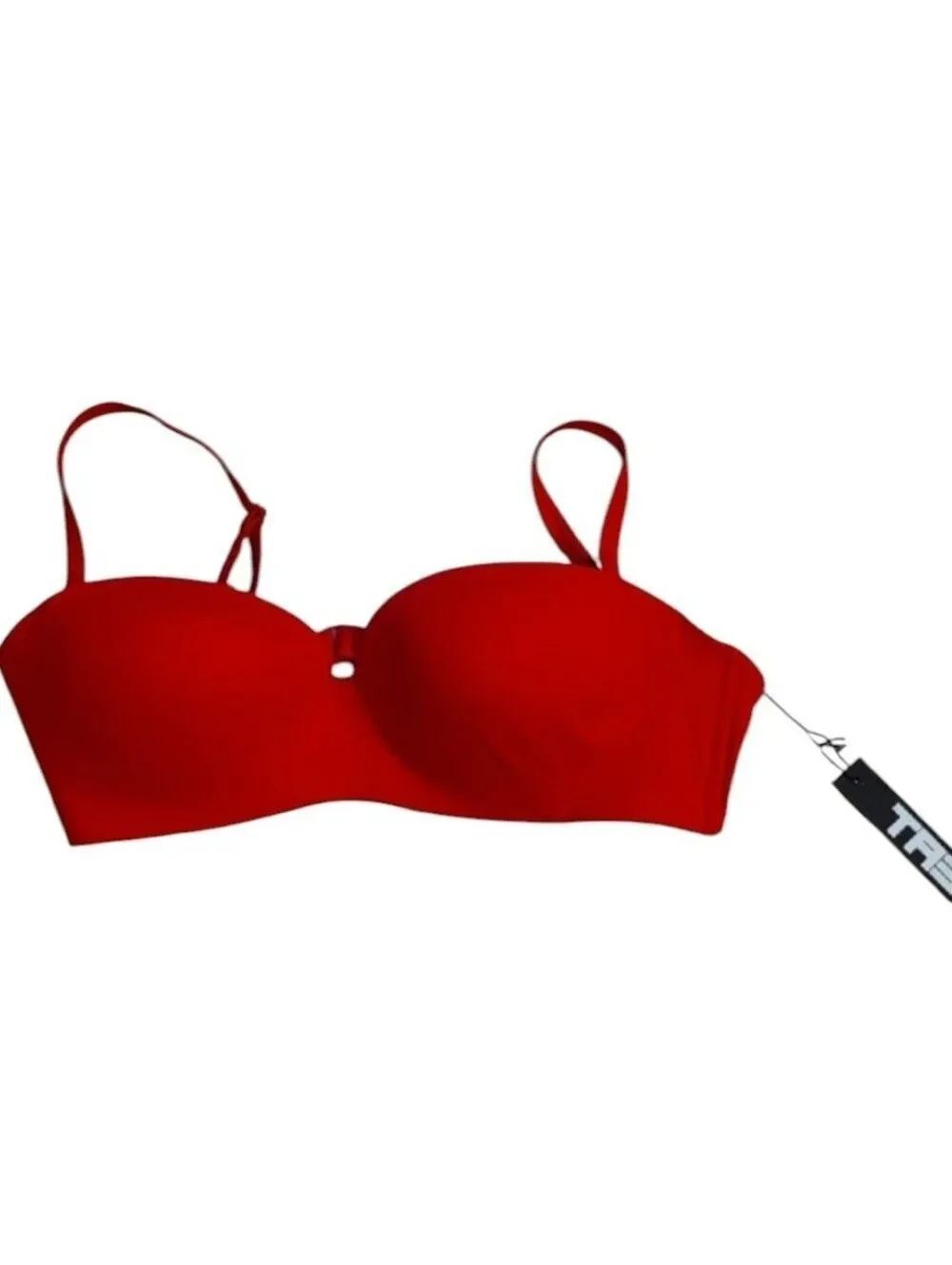 NWT TA3 Red Wireless Swim Bra Size 2X Medium Cup